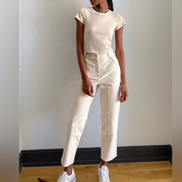 Aritzia Wilfred Free Brennan Utility Cargo Pants in Birch - Picture 12 of 13